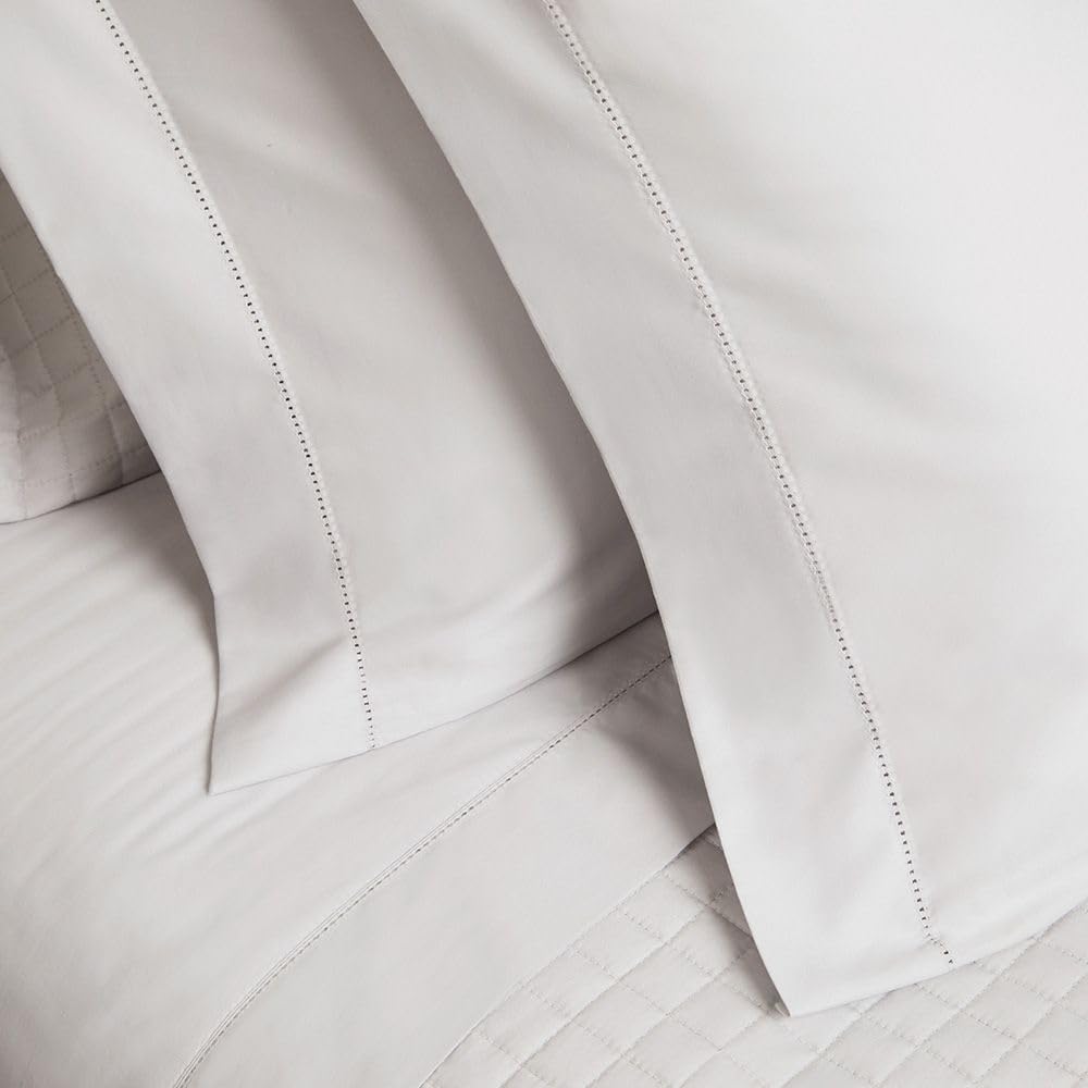 Versailles Satin (White) – Double 4-Piece Bedding Set