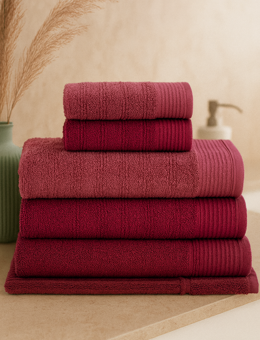 Soul Ultra Cotton Towel Bundles - Pink