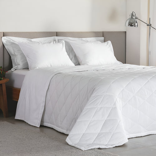 Signature King Duvet – 180 Thread Count Combed Cotton Percale (White)