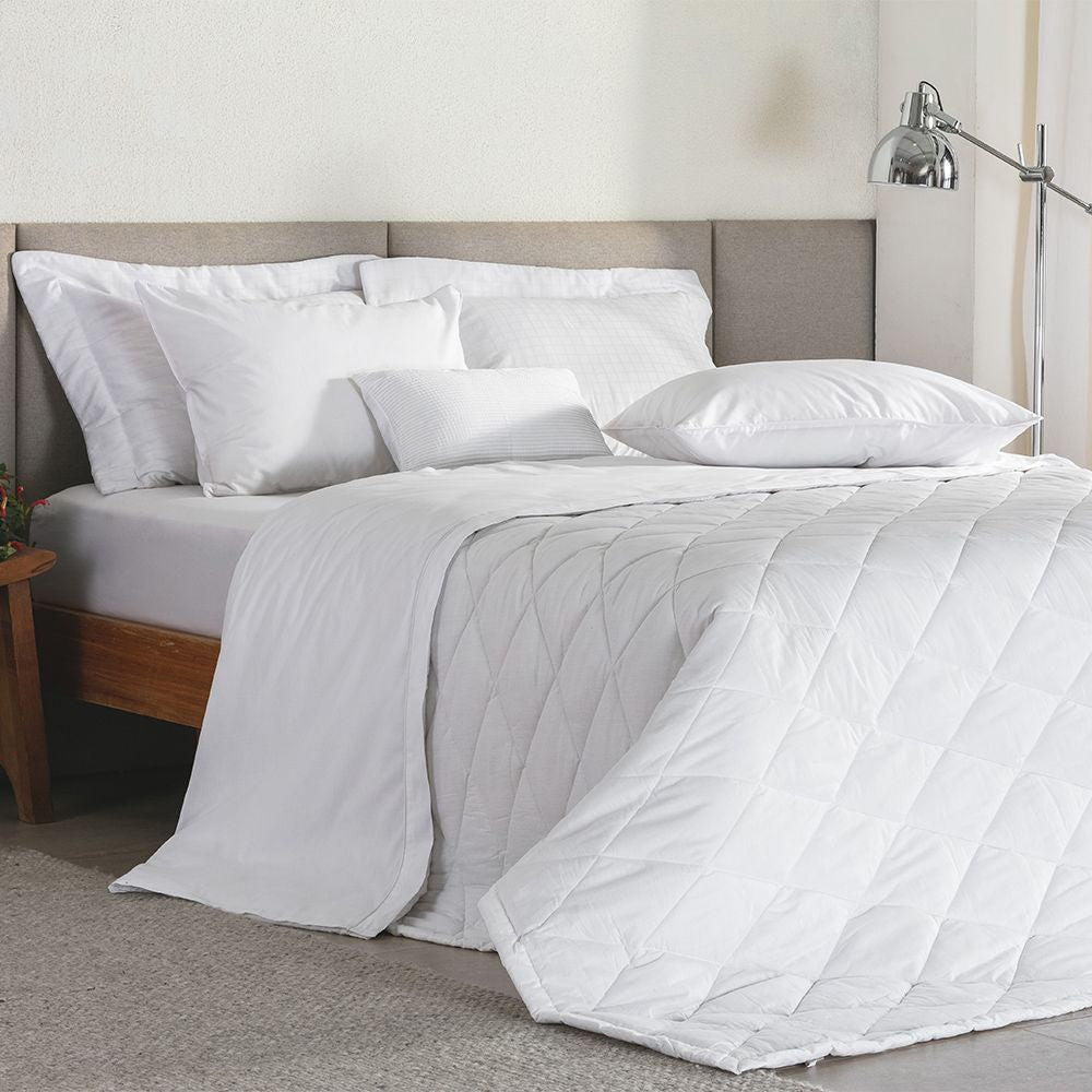 Signature King Duvet – 180 Thread Count Combed Cotton Percale (White)
