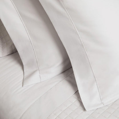 Versailles Satin (White) – Double 4-Piece Bedding Set