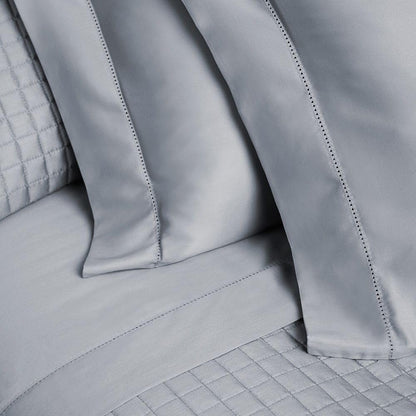 Versailles Satin (Light Blue) – Double 4-Piece Bedding Set
