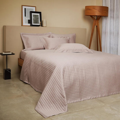 Versailles Satin (Rose) – Double 4-Piece Bedding Set